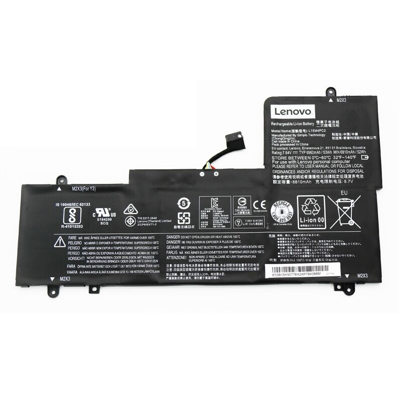Bateria 53Wh Lenovo Yoga 710-14ISK 710-14IKB L15M4PC2 L15L4PC2