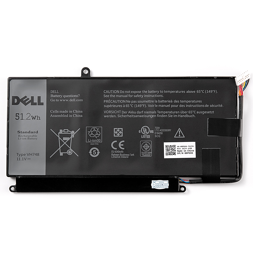 Bateria Dell V5460R-2526 V5460D-2528S 11.1V 51.2Wh