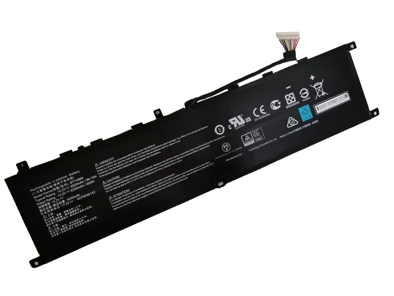 Bateria 99Wh MSI 4ICP8/36/142 BTY-M6M