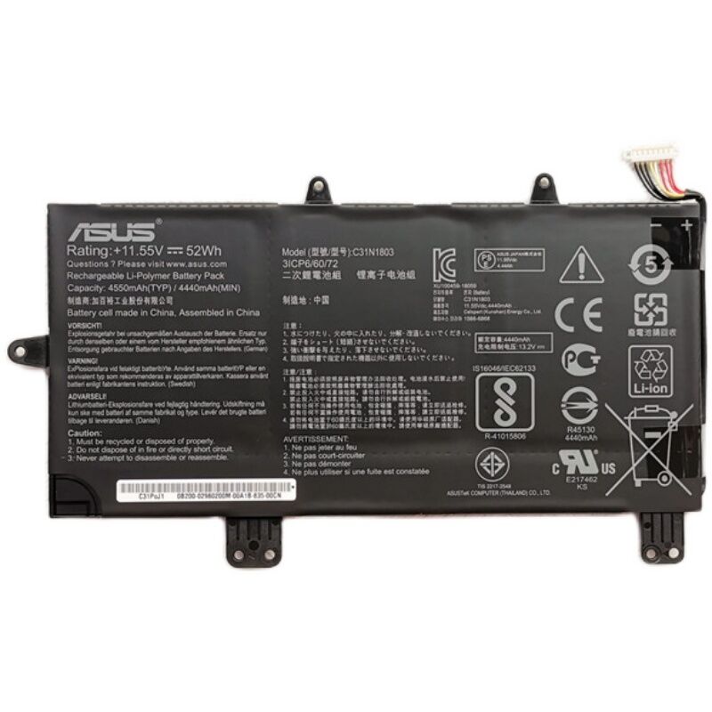 Bateria Asus C31N1803 3ICP6/60/72 0B200-02980200 11.55V 52Wh