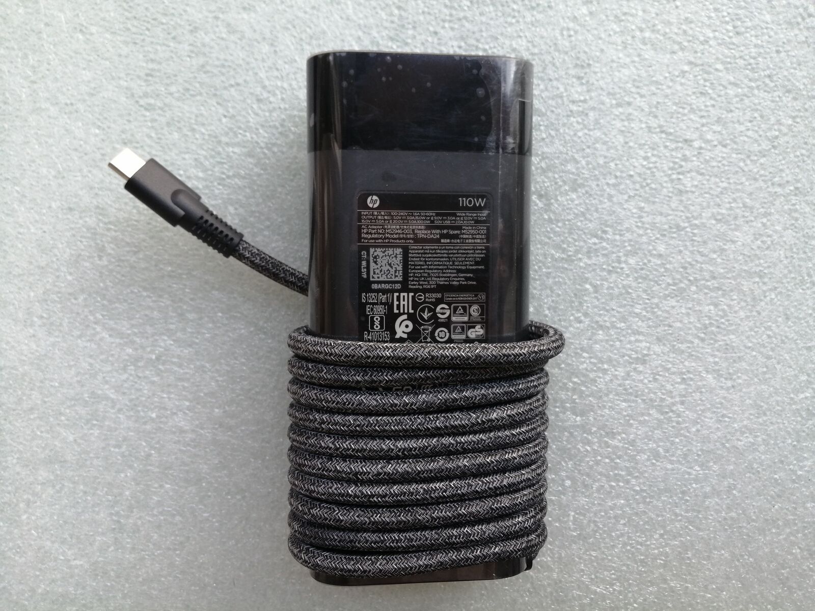 Cargador Adaptador USB-C 110W HP Spectre x360 15-ch004na
