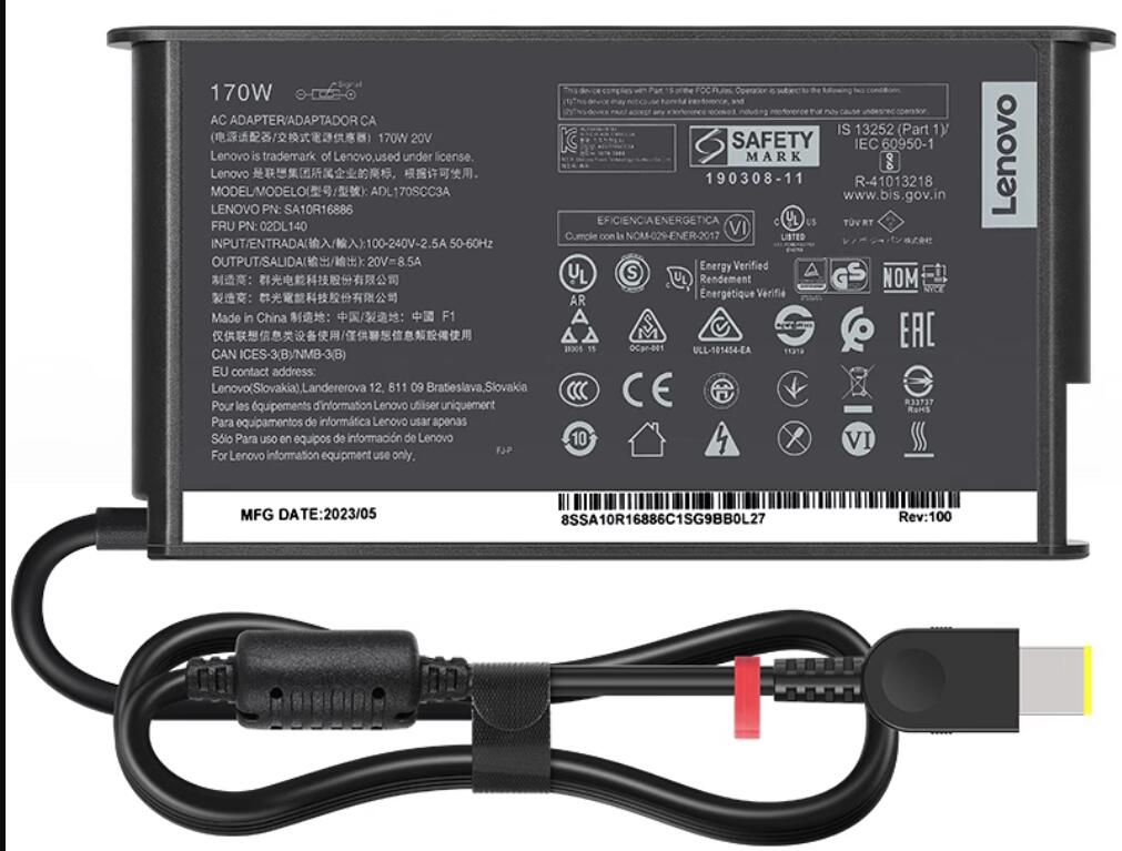 Cargador Adaptador 170W Lenovo Ideapad 700-15ISK 80RU0008GE